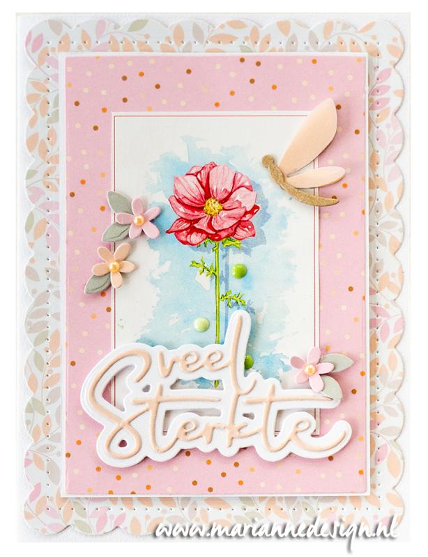 Marianne Design A4 Cutting Sheet - Single Flowers