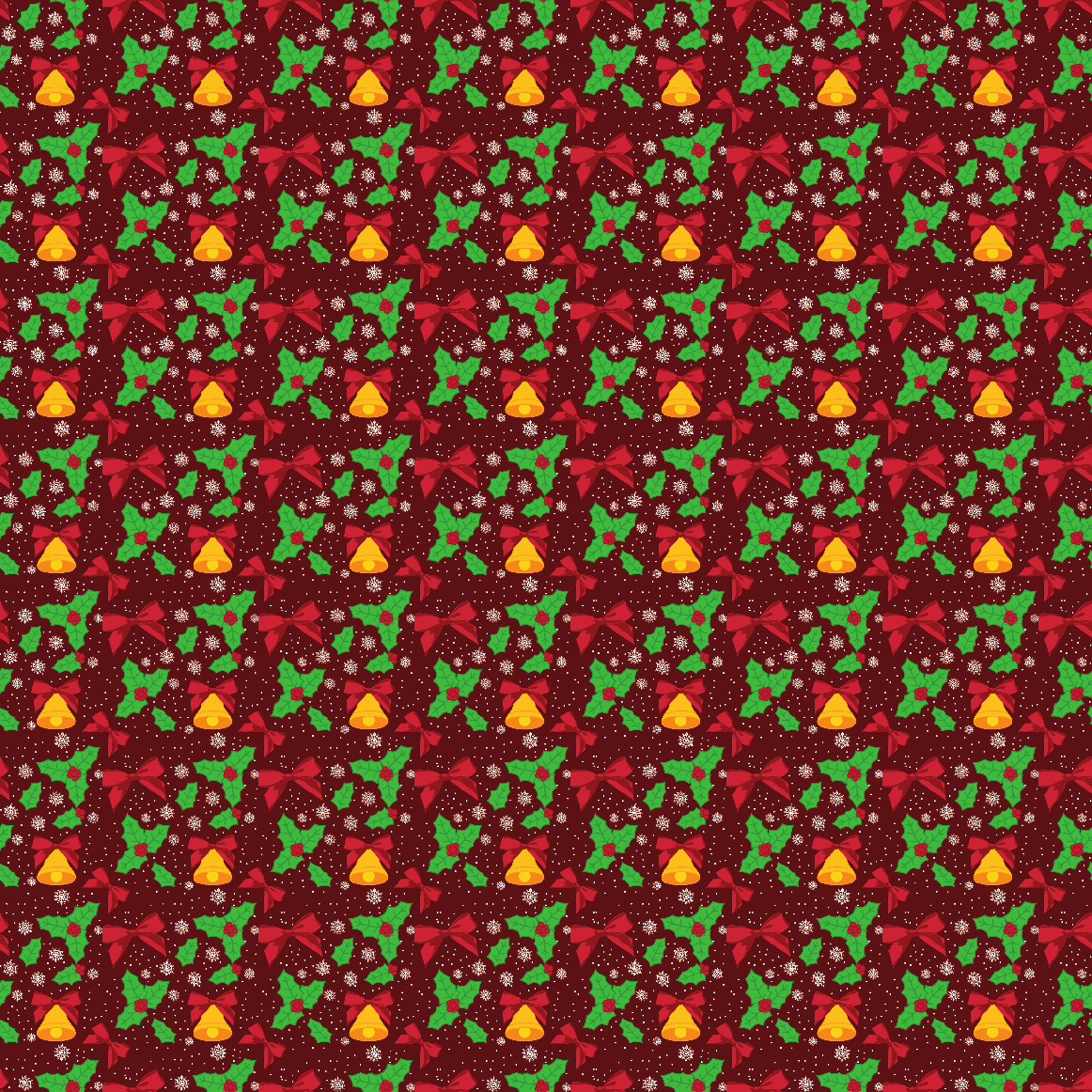 Vinyle thermocollant à motifs Cloches de Noël 2