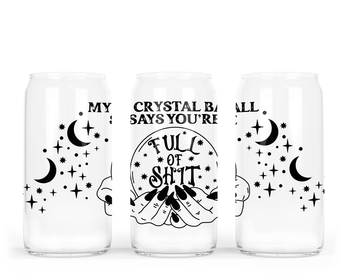 Bocal en verre Crystal Ball avec couvercle en bambou