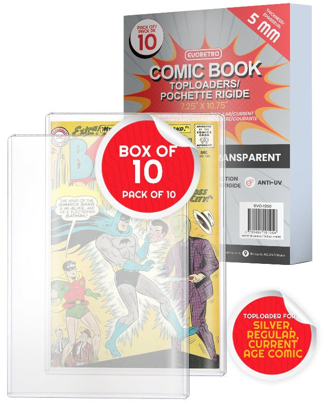 Silver Age Comic Book Top Loader Toploader 5MM