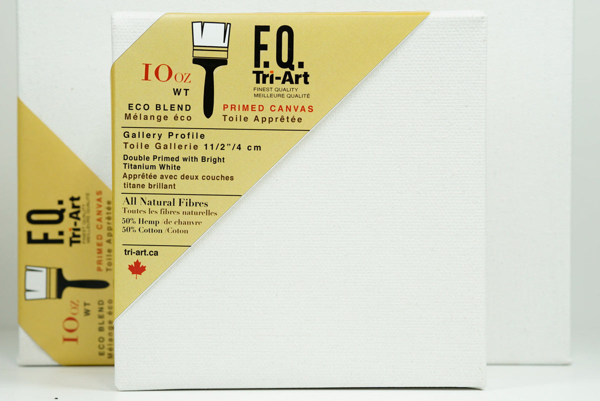 Toile tendue Tri-Art FQ - Profil d'artiste de 1 1/2 po, apprêtée - 30x40 po