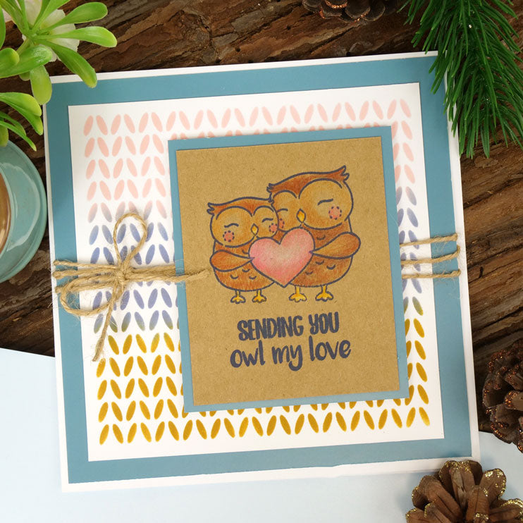 Pour l'amour des timbres - Mon hibou d'amour