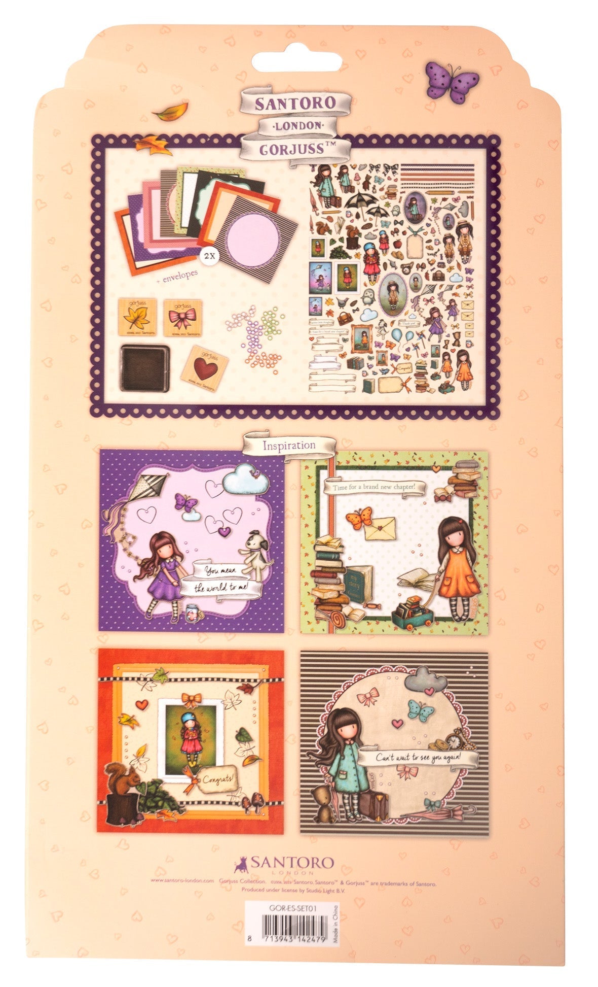 GOR Craft Set Kit de fabrication de cartes Essentiels 190x300x30mm 8 PC n°01