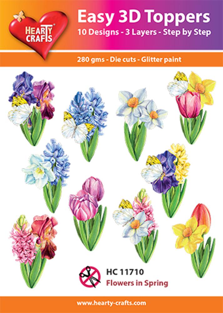Hearty Crafts Décorations 3D Faciles - Fleurs de Printemps