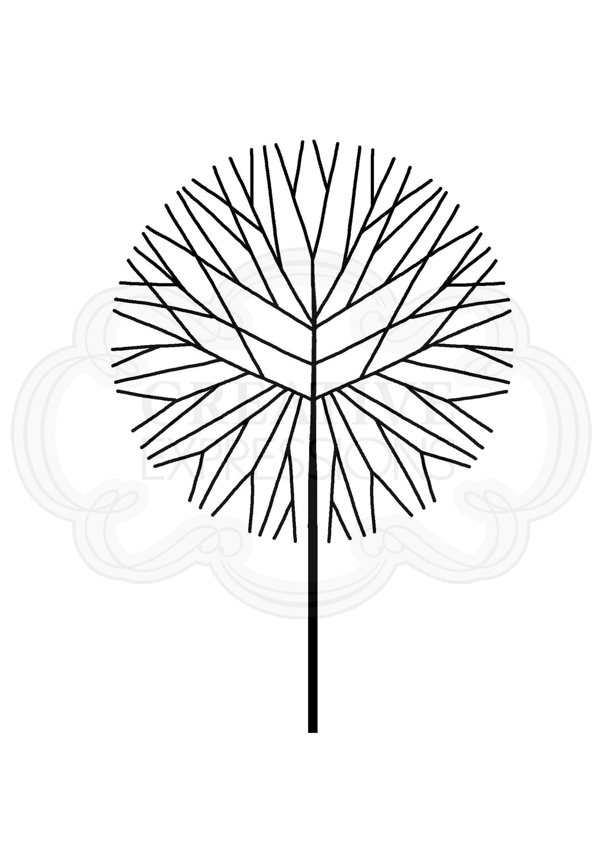Woodware Clear Singles Mini Sapin Ronde Twiggy