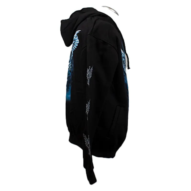 J&L Imports – Sweat à capuche zippé hibou pour homme