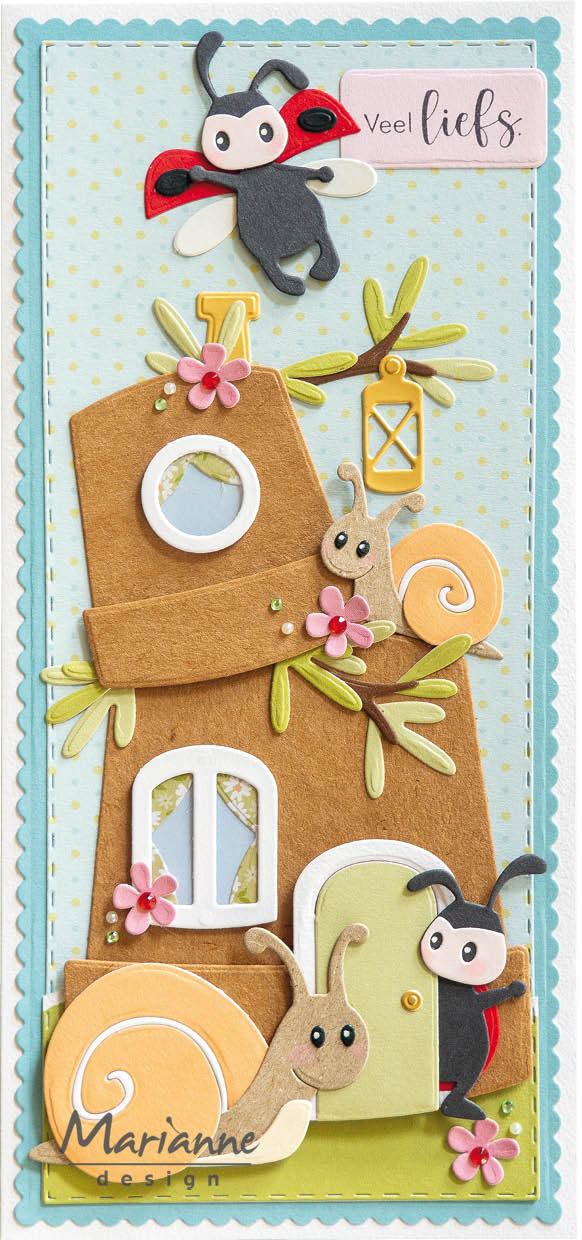 Marianne Design Collectables Die - La famille d'escargots d'Eline