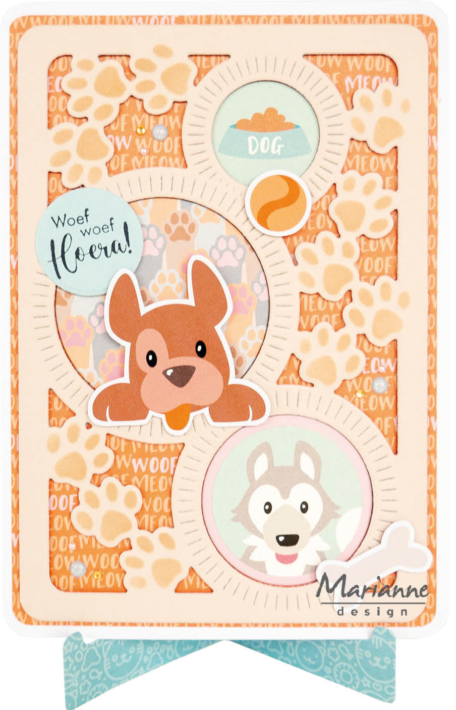 Marianne Design 6x12 Cardstock - Tails & Whiskers