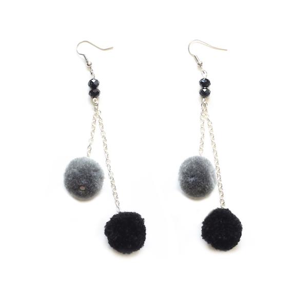 Pom-Pom Earrings