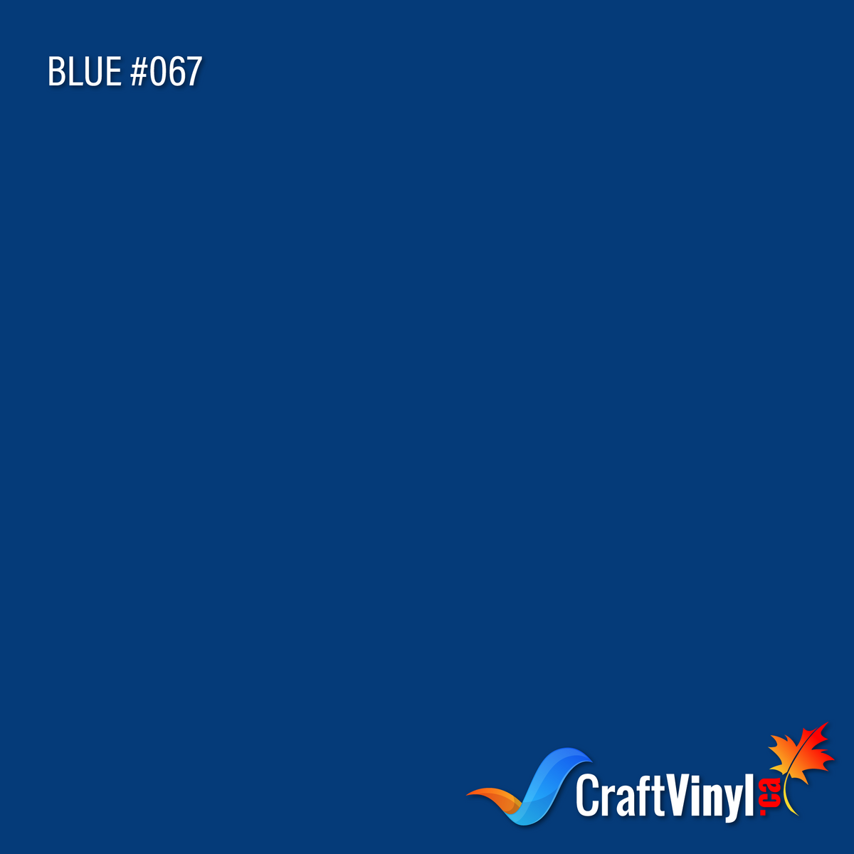 Oracal 651 Glossy Blue Vinyl #067 12''x5ft