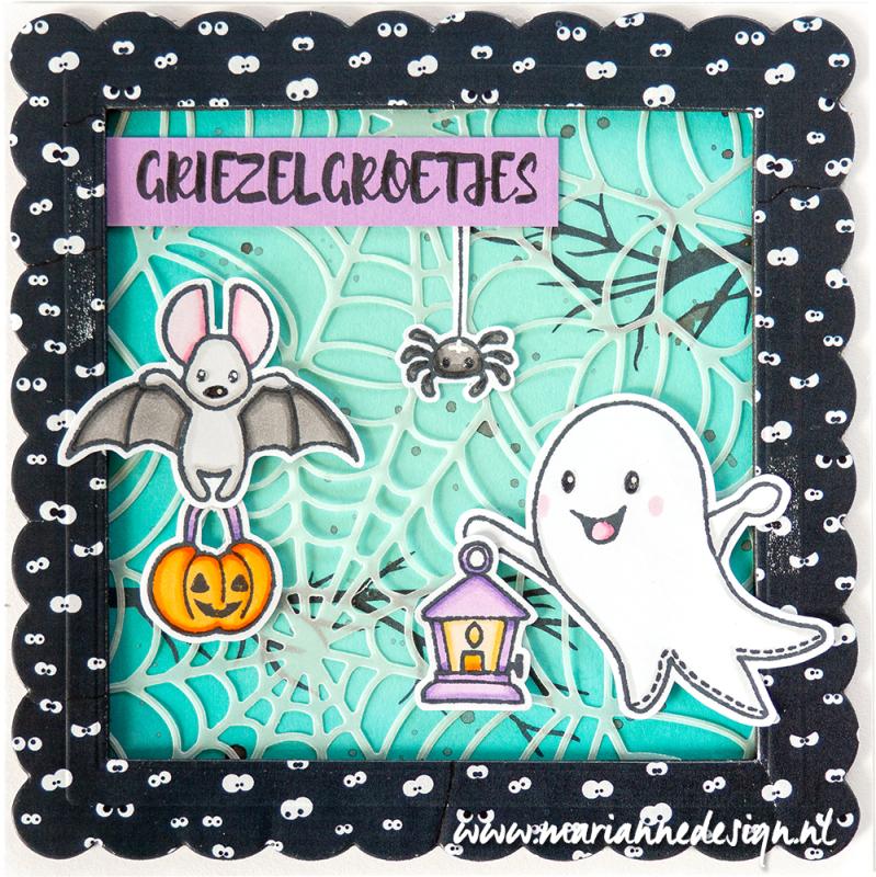 Marianne Design Craftables Die - Fond - Toile d'araignée