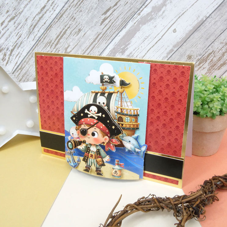 Carte Pop-Up à Soufflets – Shiver Me Timbers