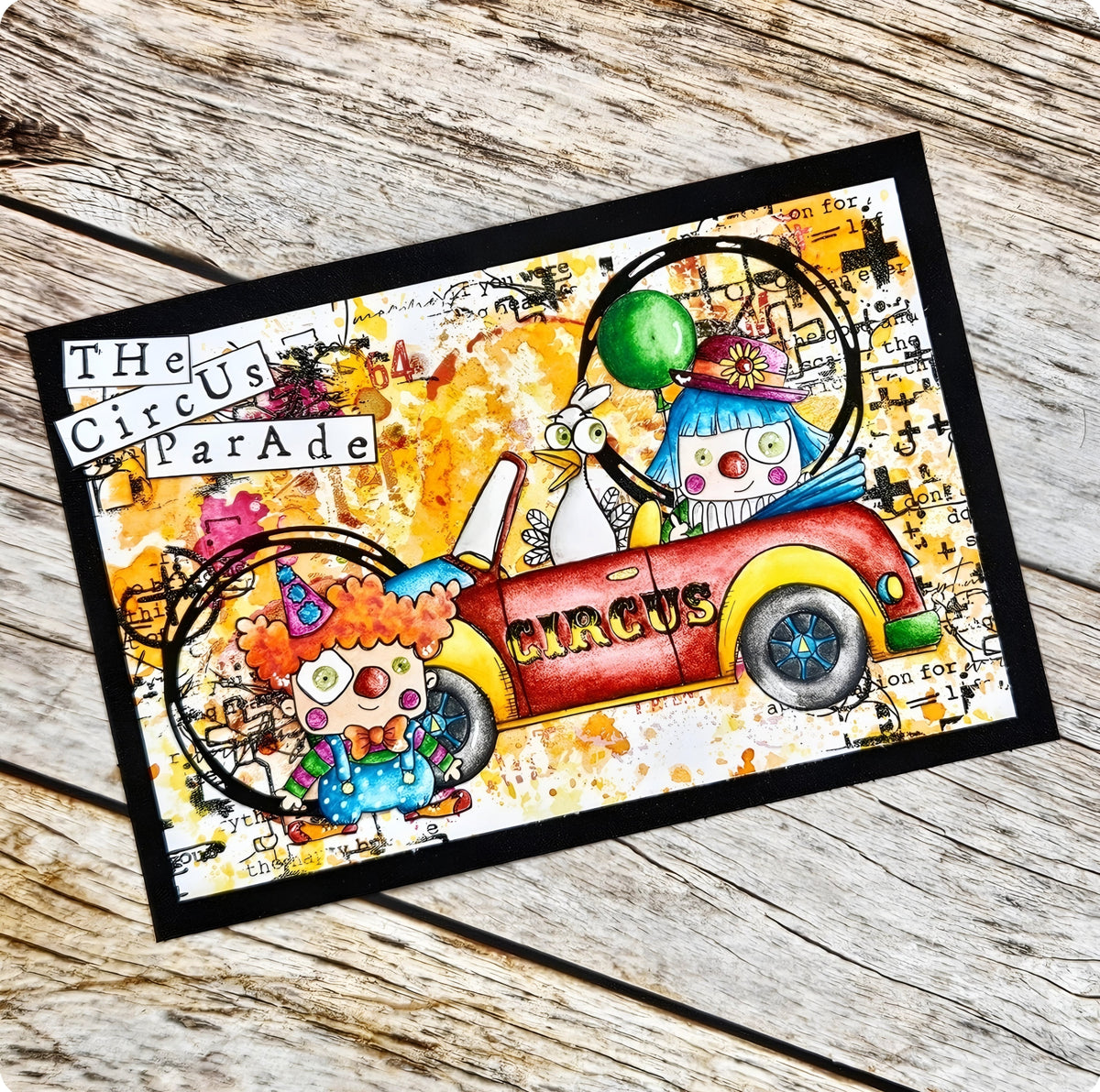 AALL and Create - Set de tampons A7 - Clown Around