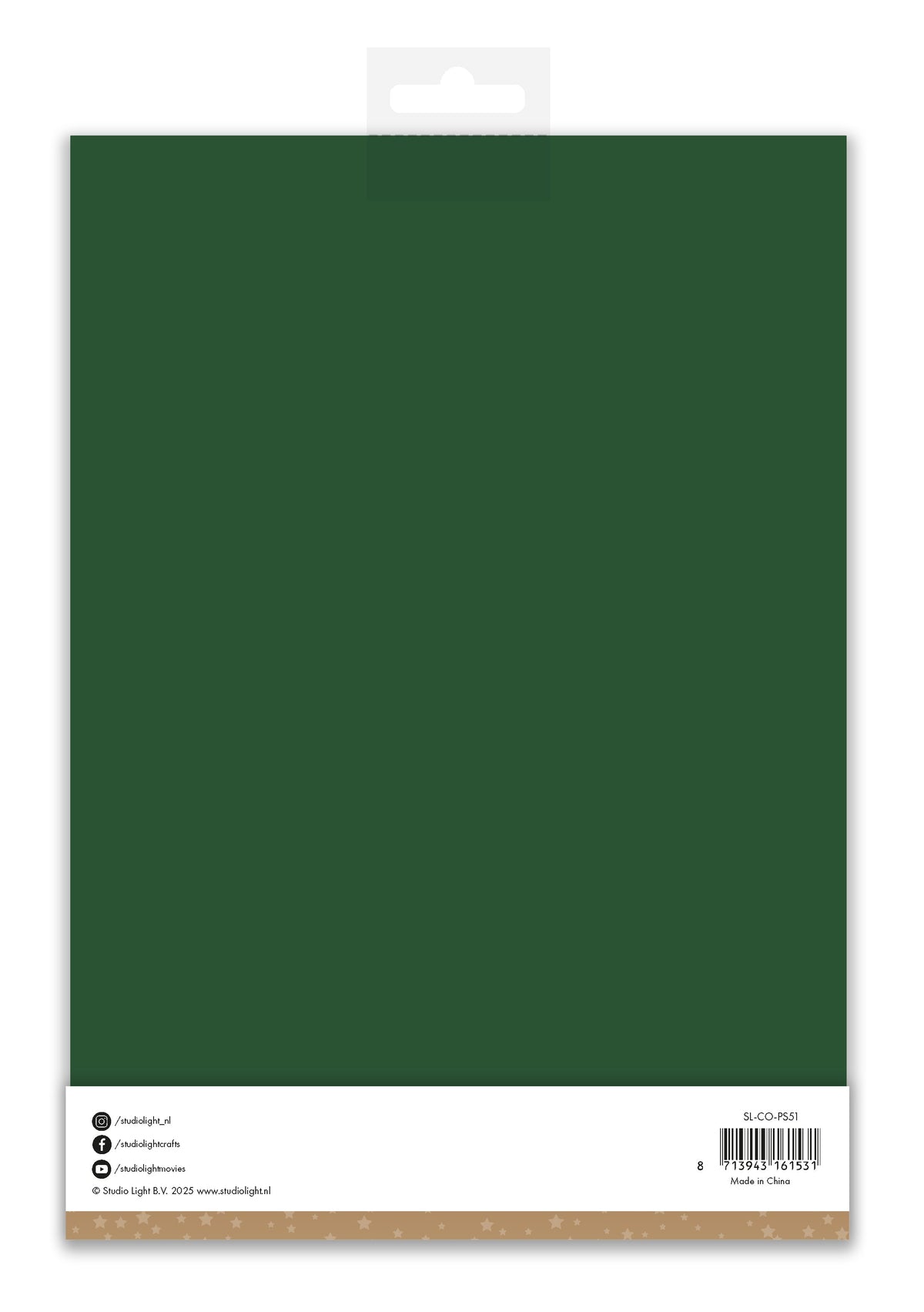 SL Papier Set Noël Vert Consommables 10 Feuilles
