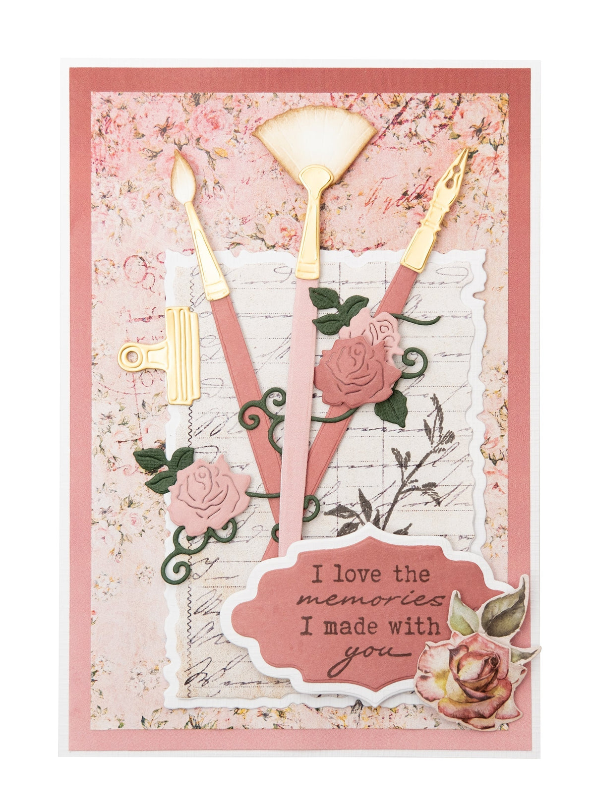 SL Tampons transparents Éléments Journaux Vintage 17 pièces