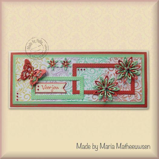 Nellie's Choice Matrices de découpe Slimline - Fleurs