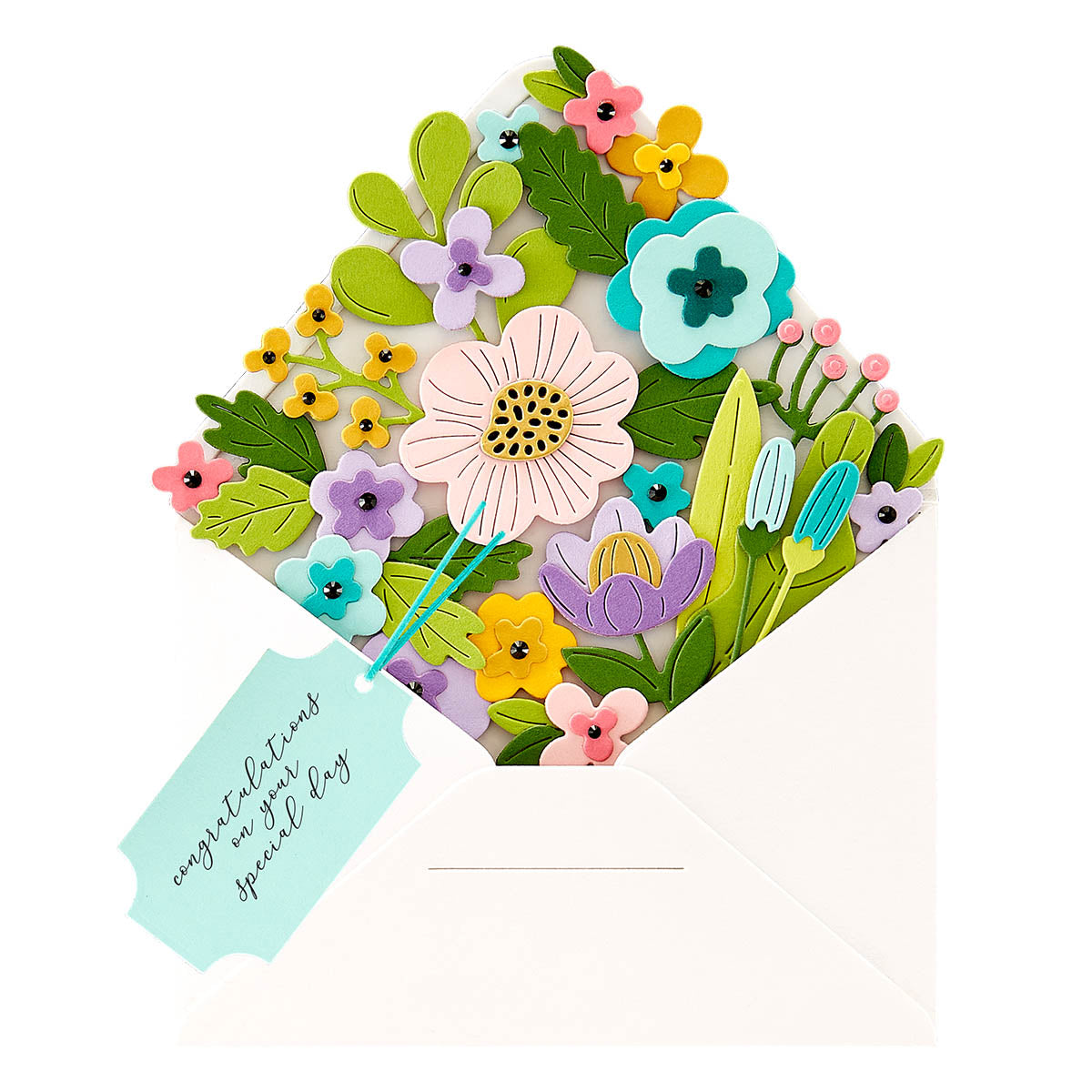Set de tampons transparents "Envelope of Wonder Sentiments" de la collection "Envelope of Wonder"