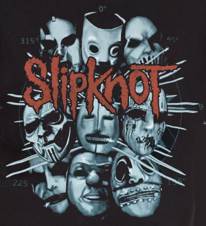 T-shirt unisexe masques Slipknot