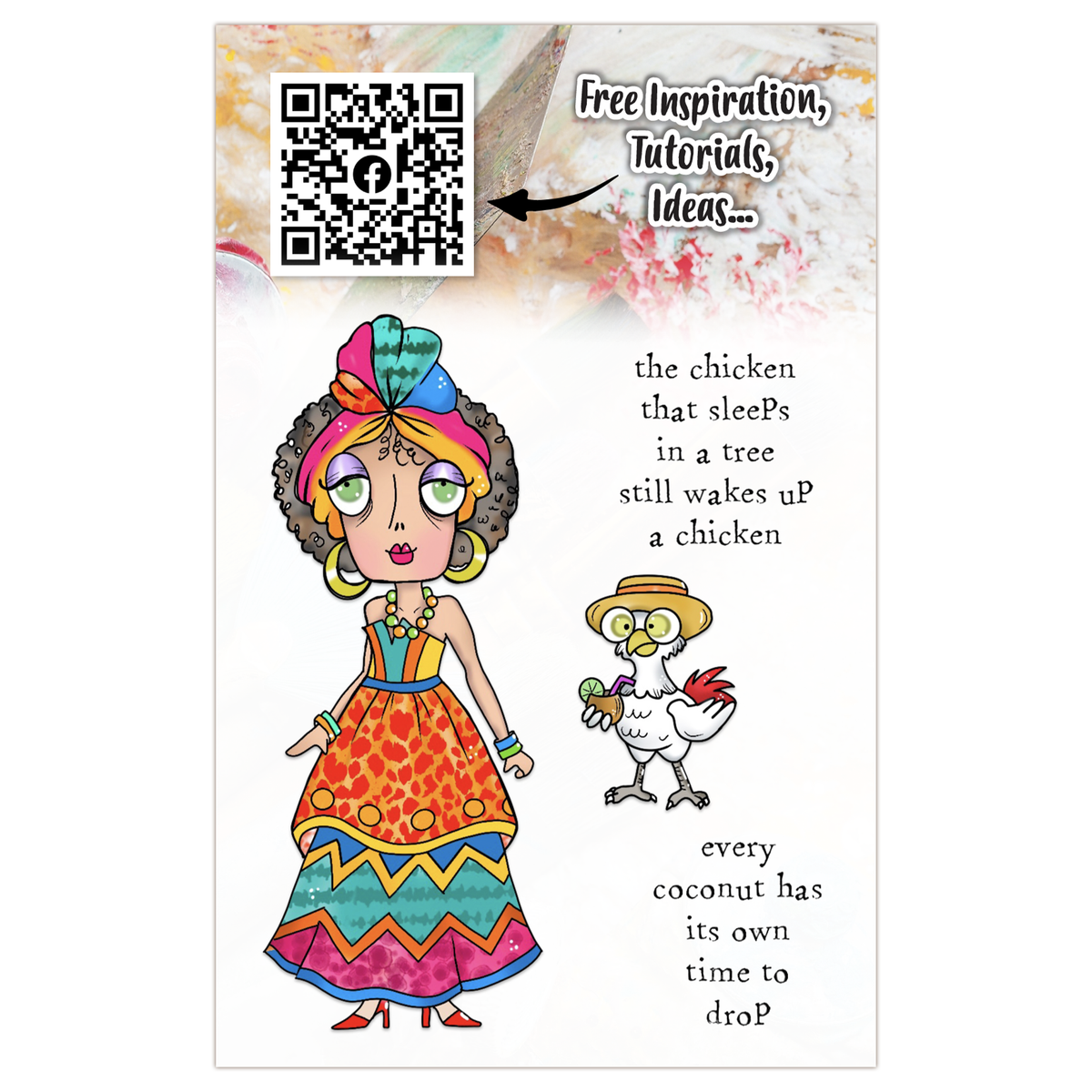 AALL and Create - Set de tampons A7 - Island Queen Dee