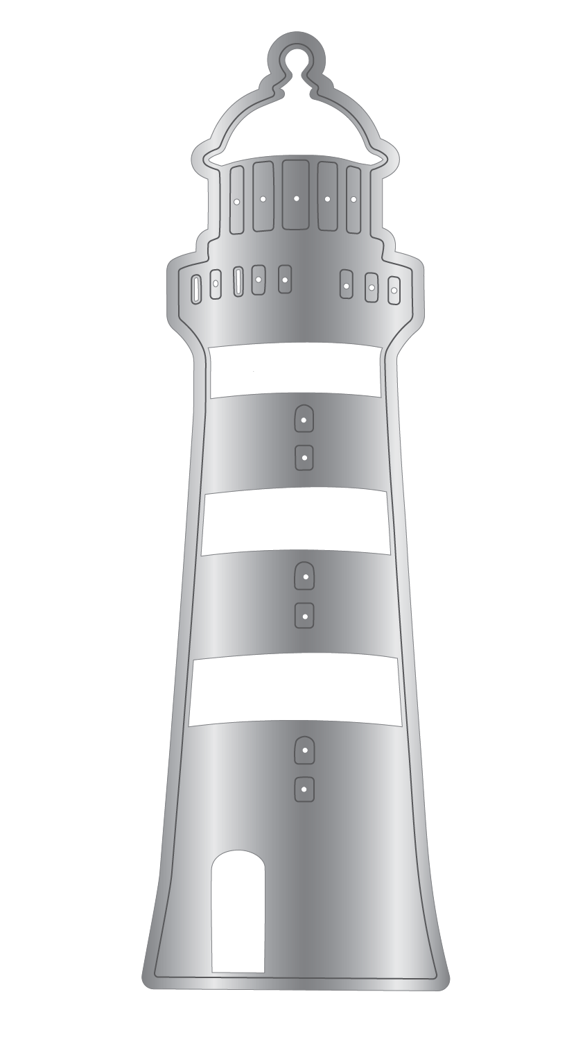 Crafter’s Companion Coastal Collection – Matrices en métal – Le phare