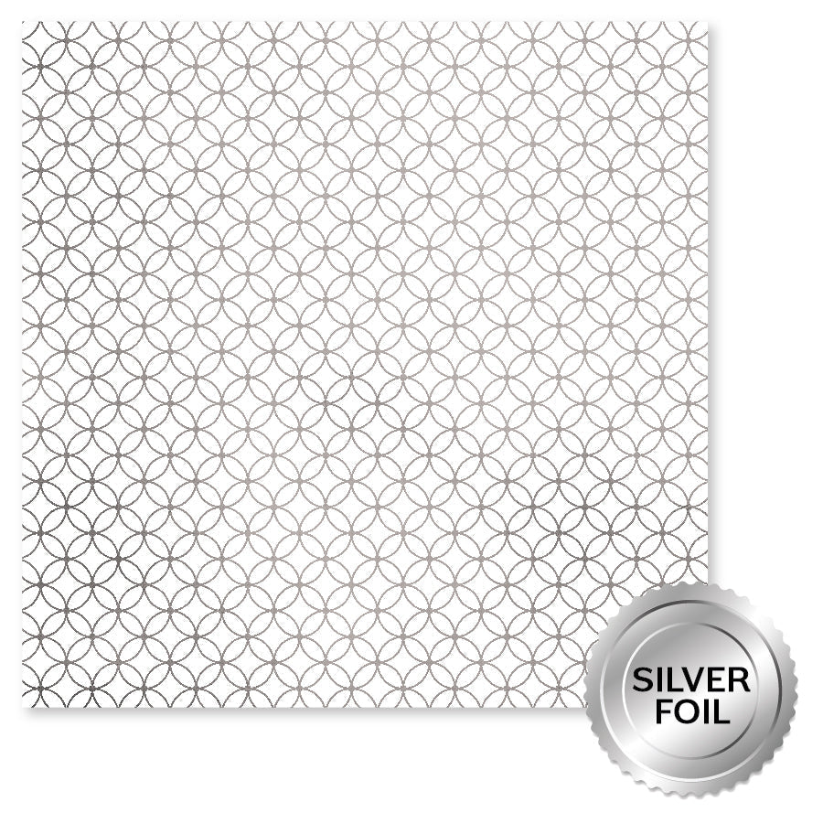 Papier Argent Feuille Joie du Mariage 30,5 x 30,5 cm (Lot de 6) 34542