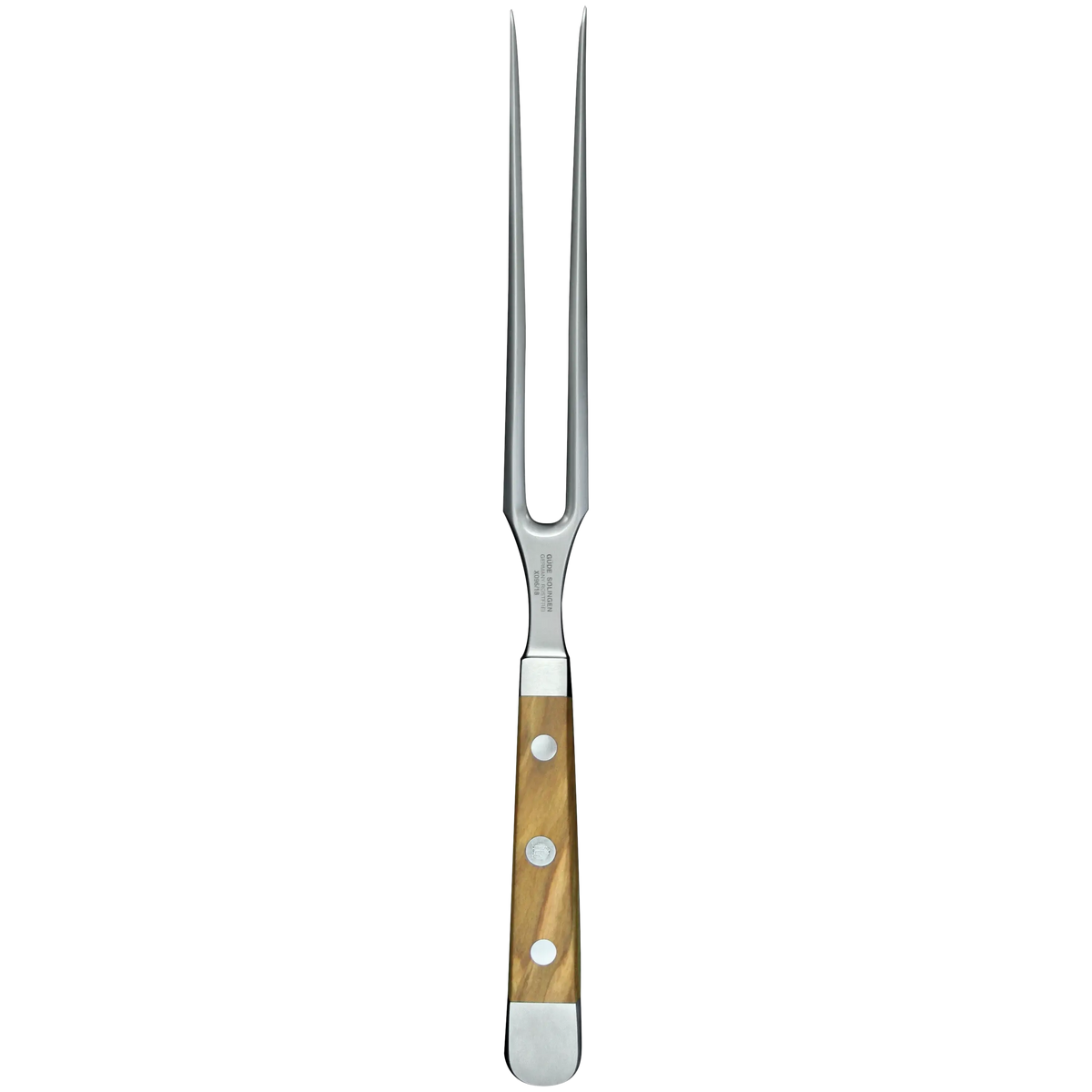 ALPHA OLIVE | Meat Fork 7" | Forged Steel / Olive wood handle