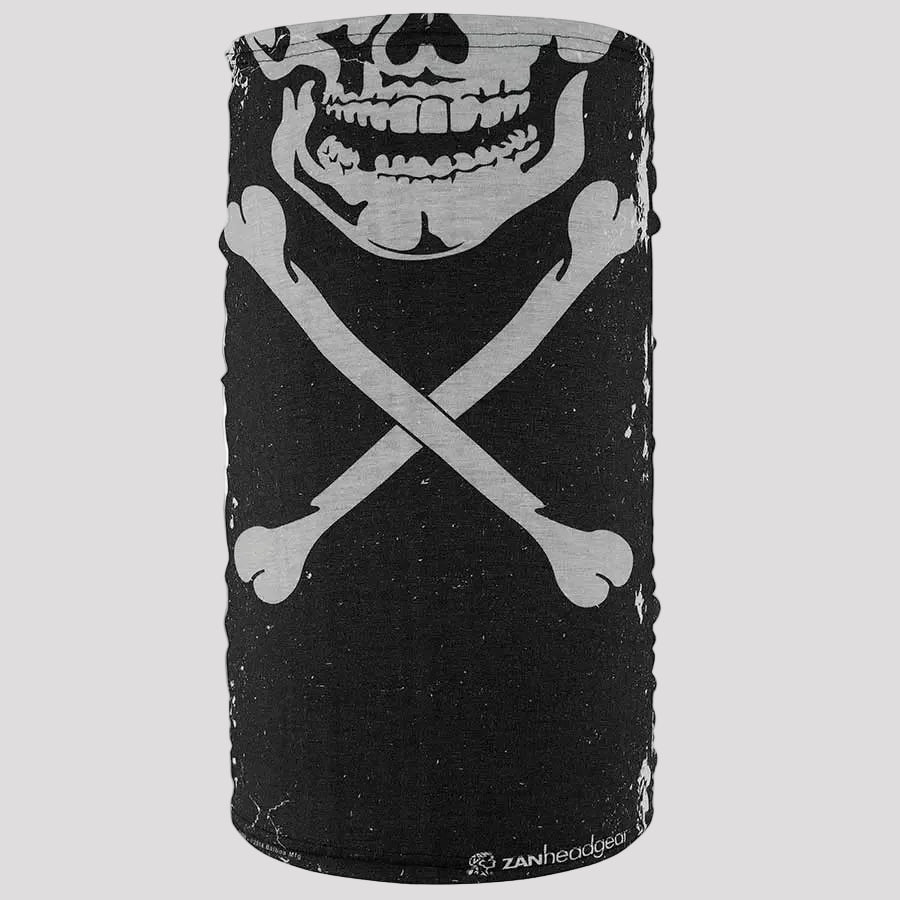 ZANheadgear Cache-cou Motif Tête de Mort et Os