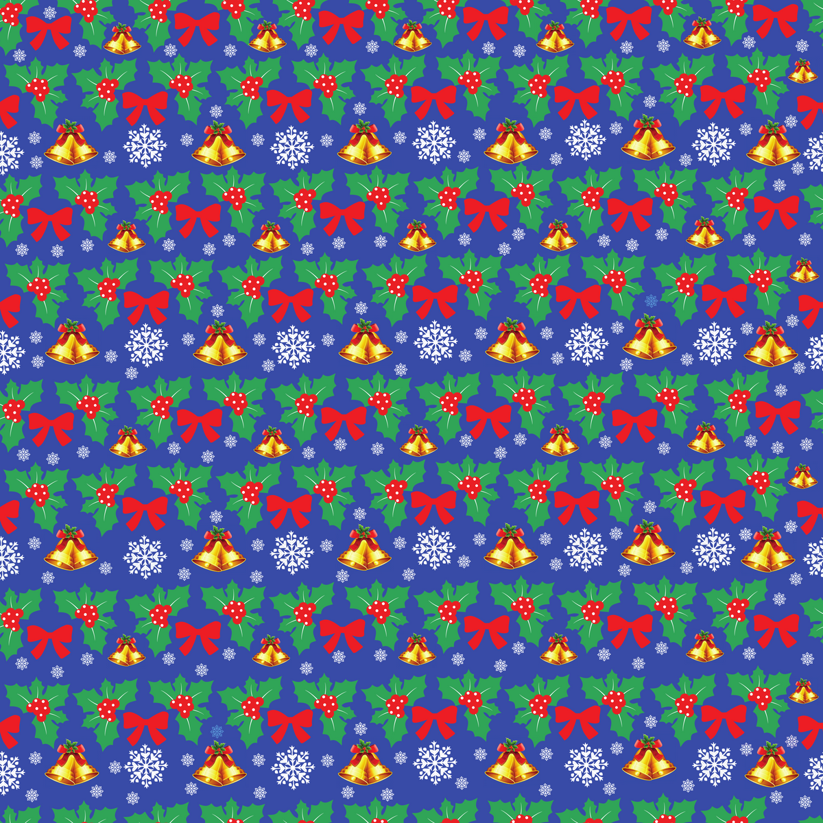 Vinyle thermocollant à motif clochettes de Noël