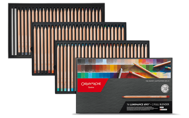 Caran d'Ache - Crayons de couleur Luminance - Sets