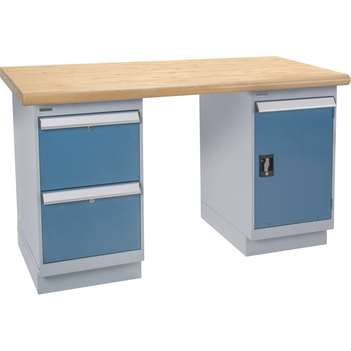 Heavy-Duty Workbench, Door & Drawers, 1500 lbs. Cap., 72" W x 36" D, 34" H