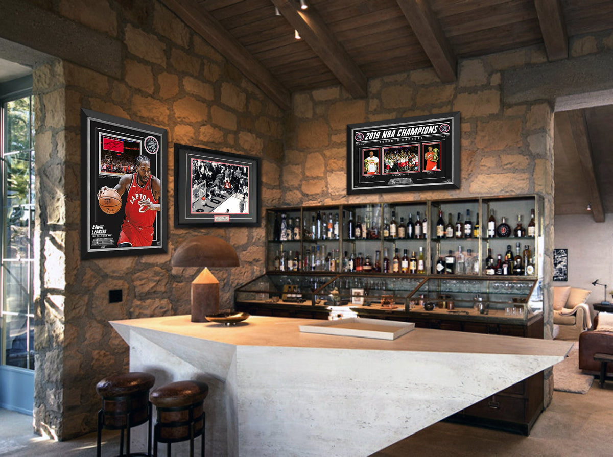 Kawhi Leonard Spotlight Framed Canvas (33.5x23.5)