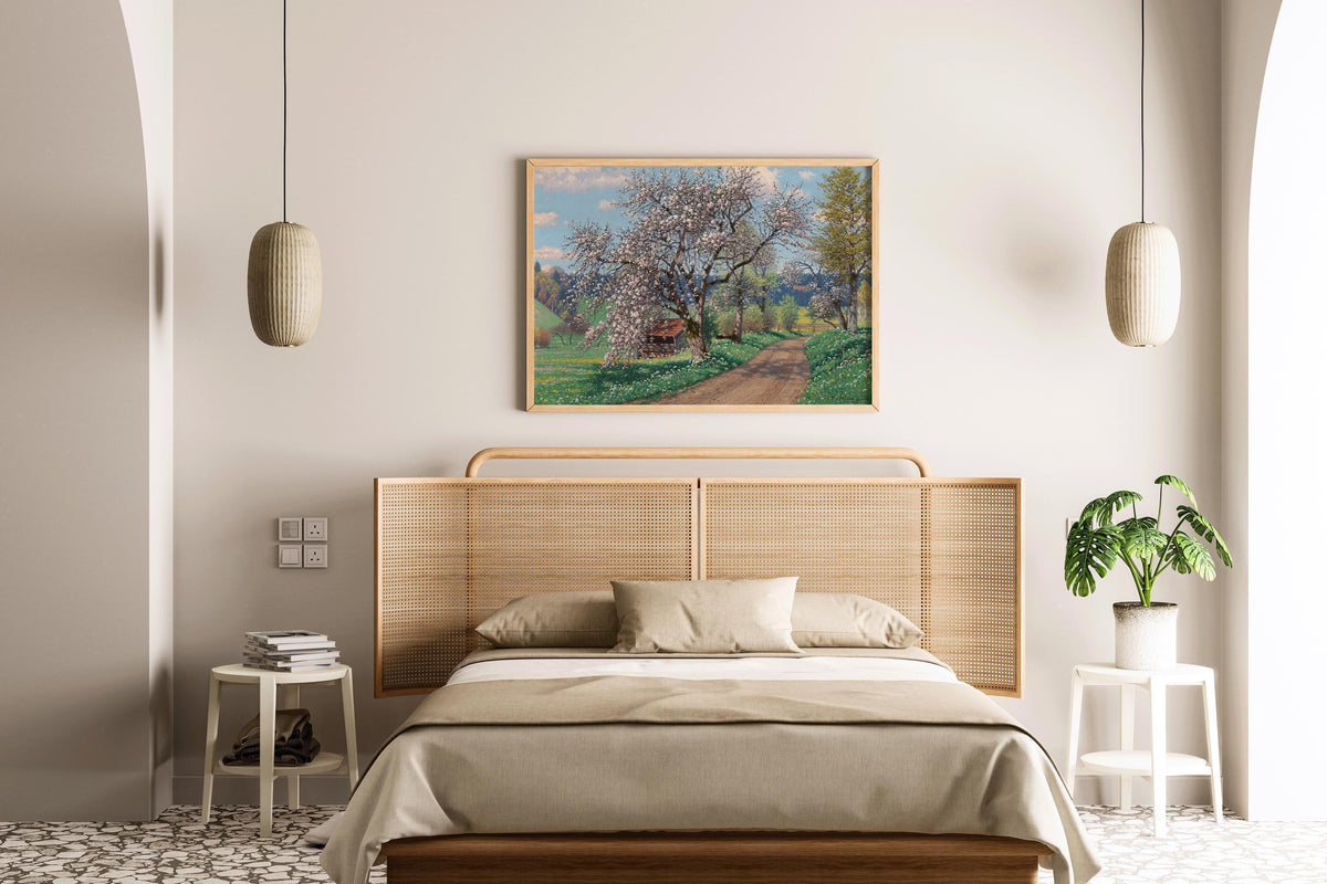 Fritz Müller-Landeck Spring Day Print: German Countryside Art