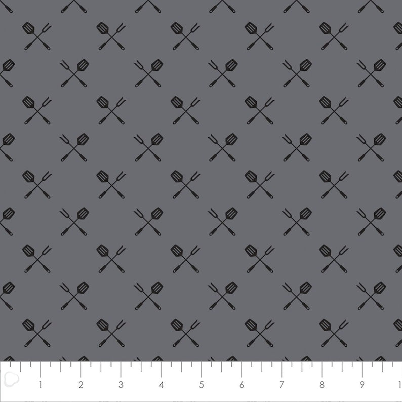 Maître du Grill - Accessoires de Barbecue par Camelot Fabrics