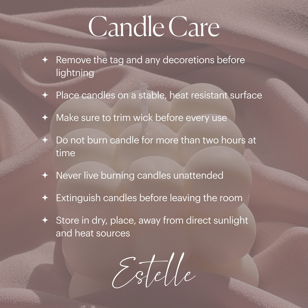 Grande bougie conique torsadée en cire de soja : Décoration pastel faite à la main