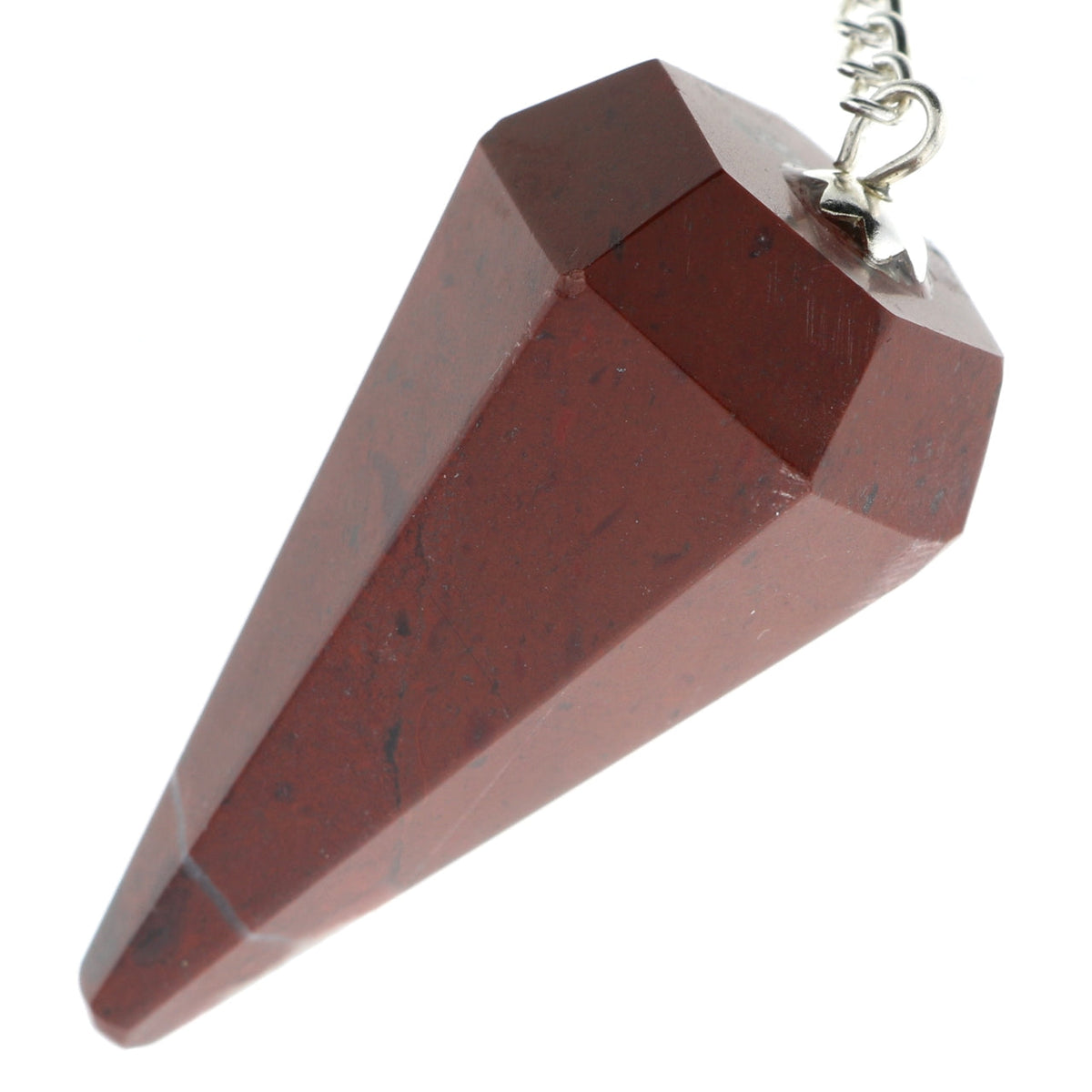 Red Jasper Pendulum 6 Facet & Bead - 3 Pack