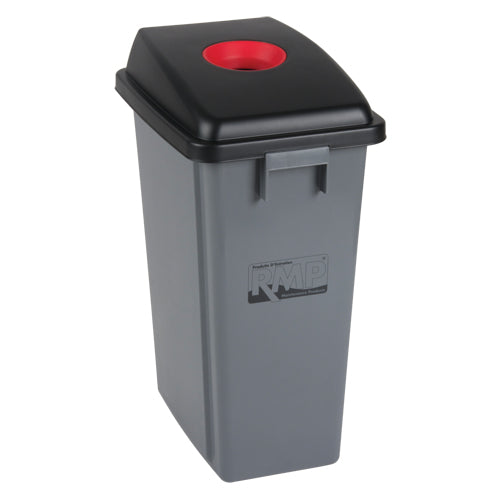Waste Classification - Lid, Open Lid, Plastic, Fits Container Size: 17-1/4" x 12-1/2"