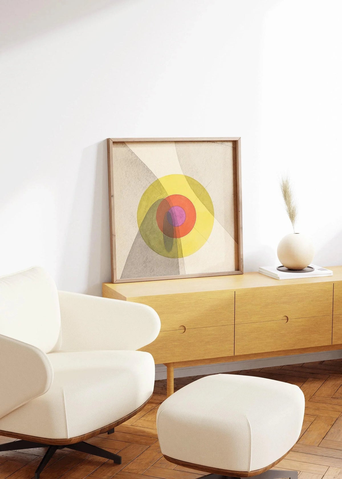 Bauhaus Art Print: Joost Schmidt Mid-Century Modern Giclee on Hahnemuhle Paper (1x1)