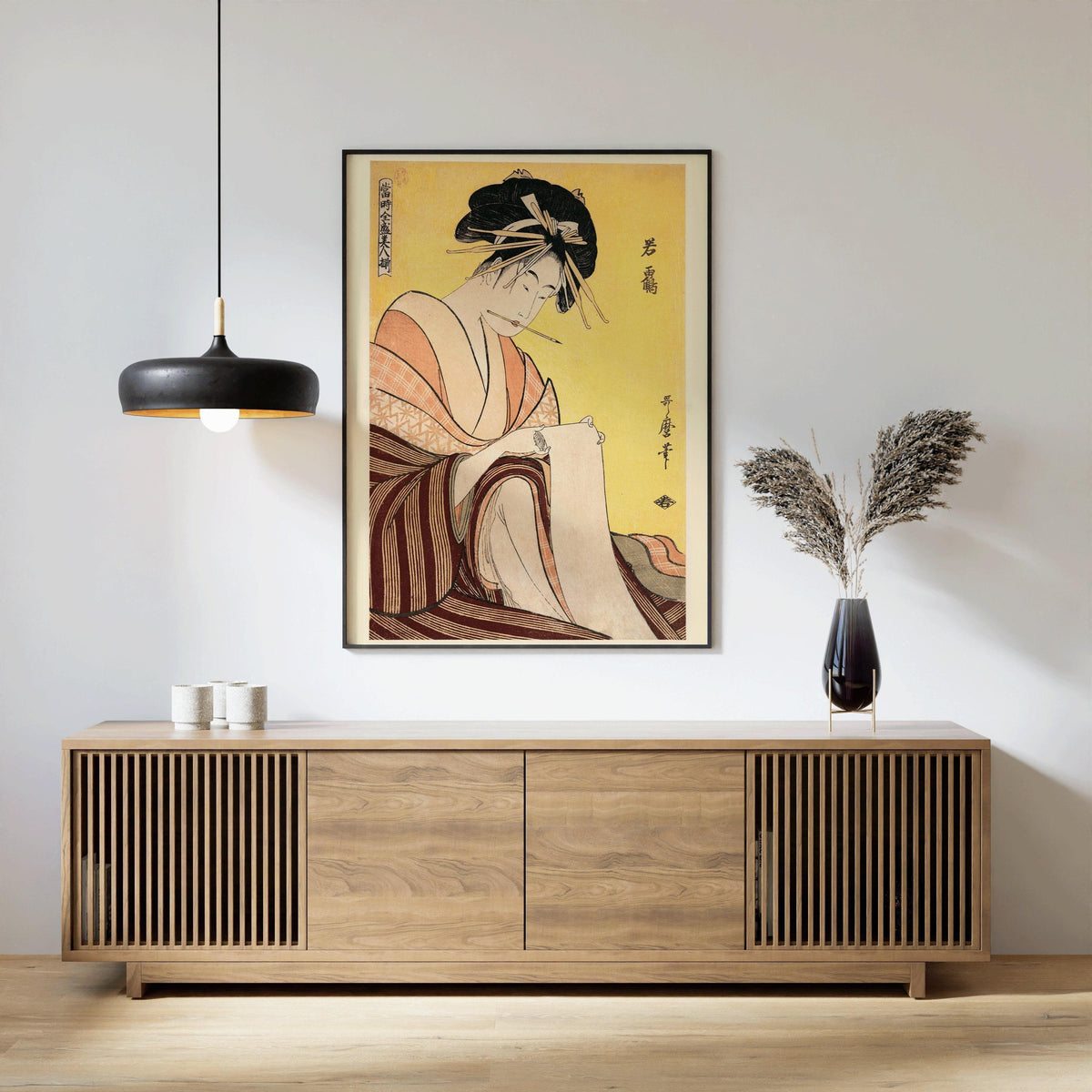 Utamaro Japanese Woodblock Print: Wakatsuru Ohara Koson Giclee Art