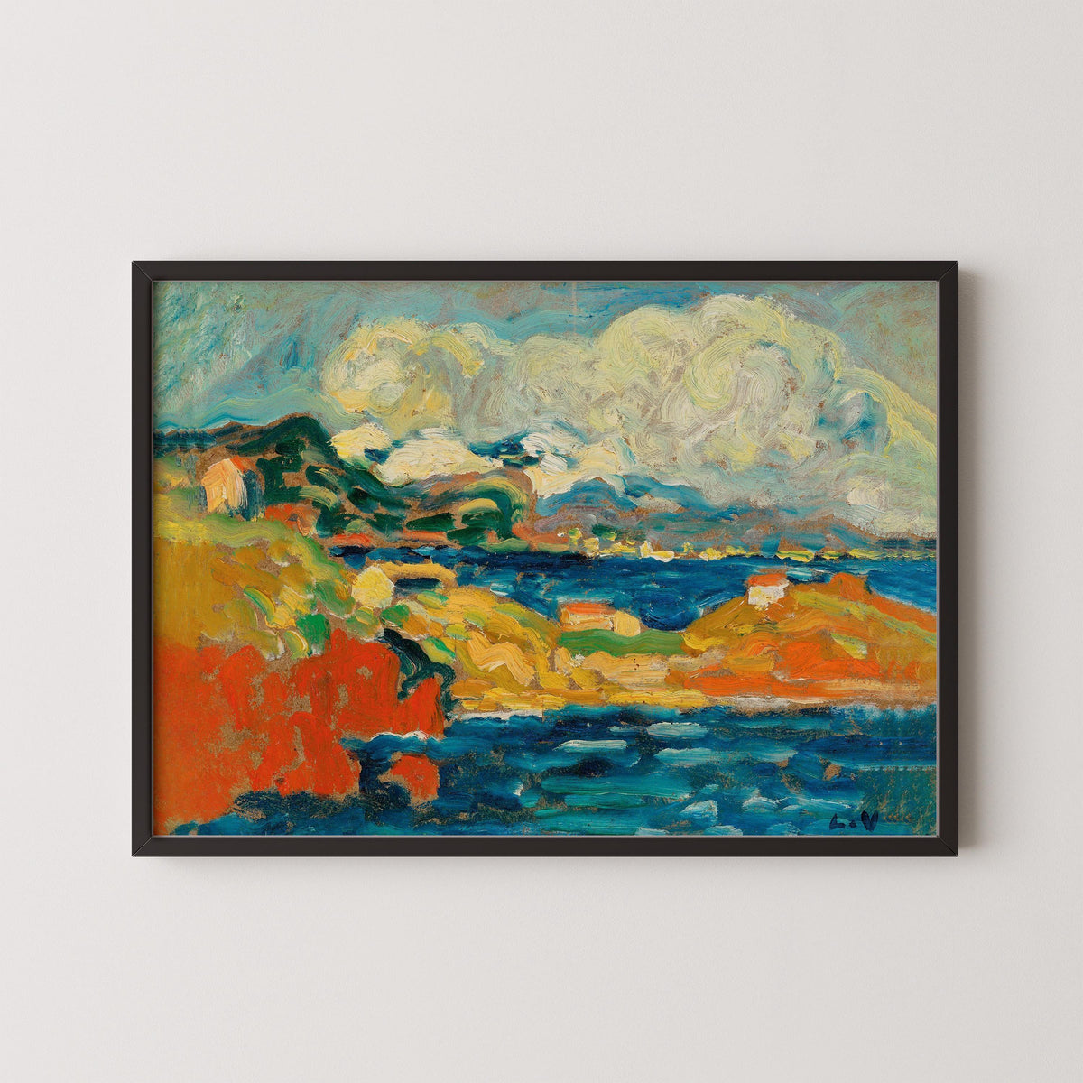 Louis Valtat - La Baie d'Anthéor - Impression Giclée : Art Paysager Fauviste