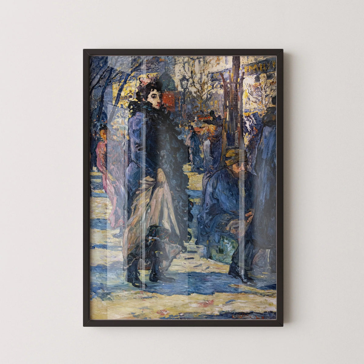 Estampe d'art fauviste de Louis Valtat : Sur Le Boulevard, Giclée d'art