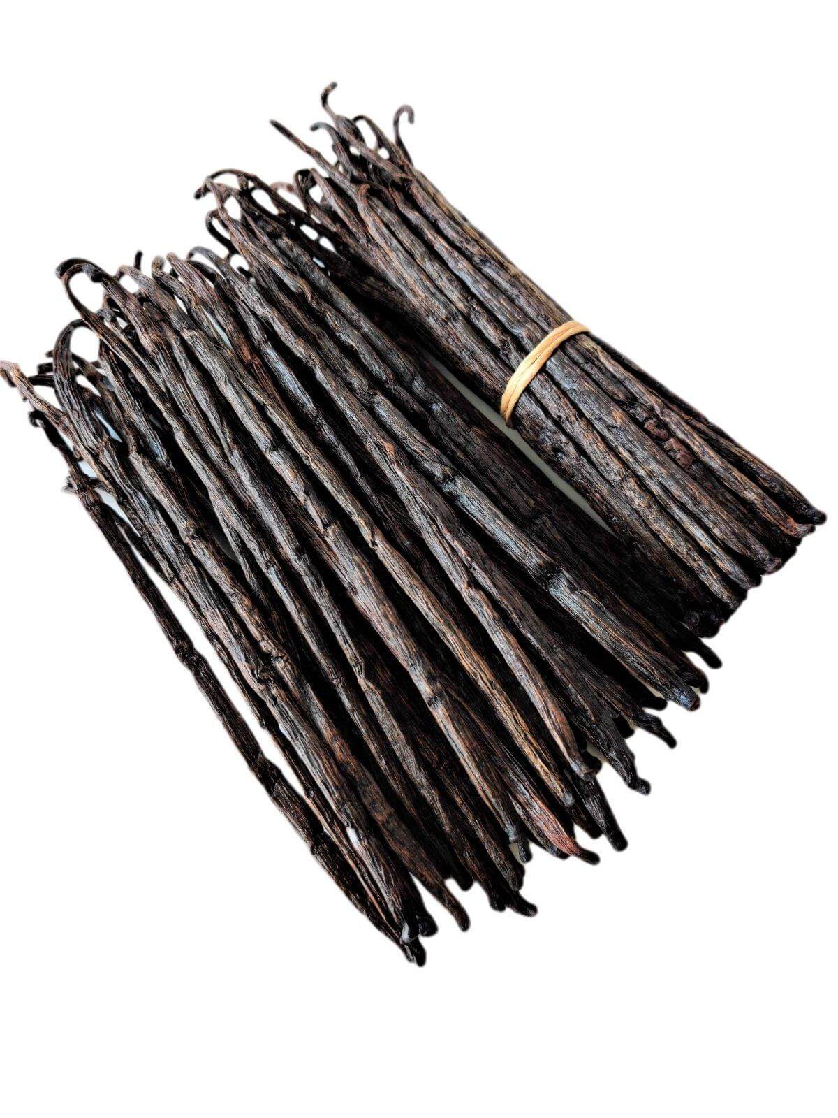Madagascar Bourbon Extract Vanilla Beans Grade-B <br>For Extract Making<BR>By Count