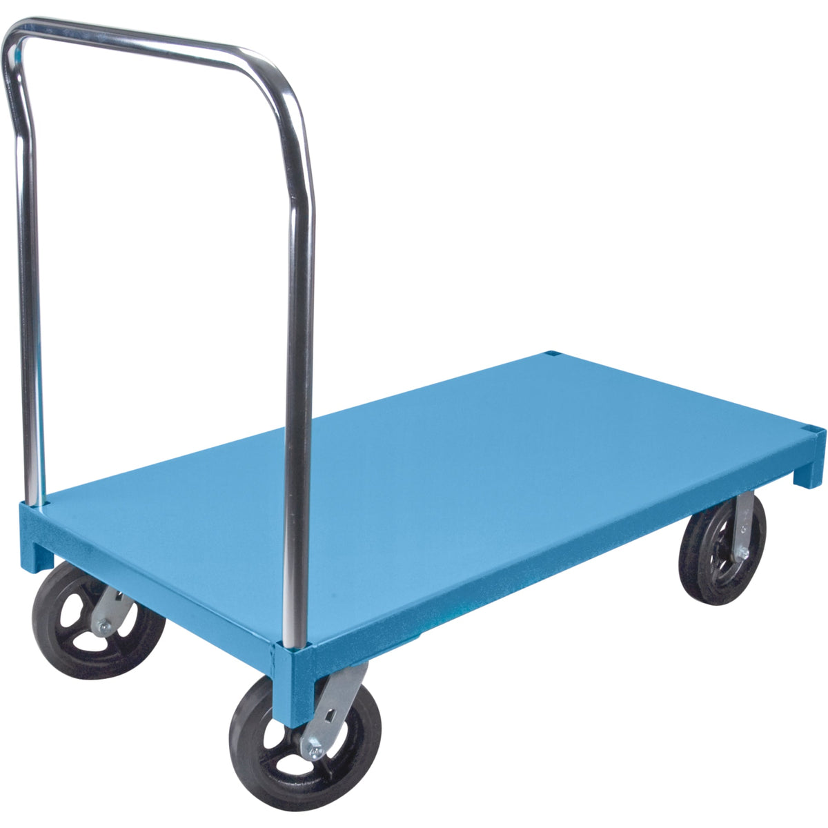 Platform Truck, 60" L x 30" W, 900 lbs. Capacity, Rubber Casters