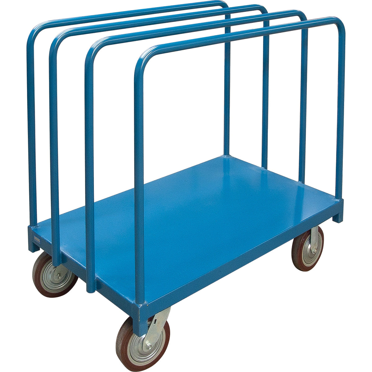 Chariot de transport de panneaux robustes à rails simples, 60" x 30" x 45", capacité de 2500 lb.