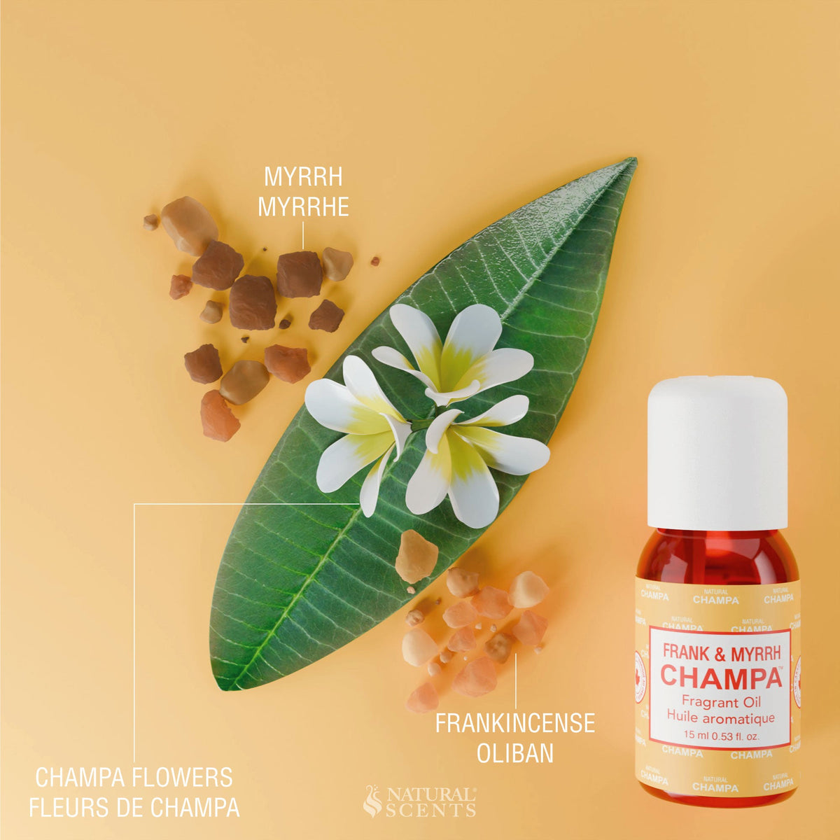 Frankincense & Myrrh Champa Fragrant Oil