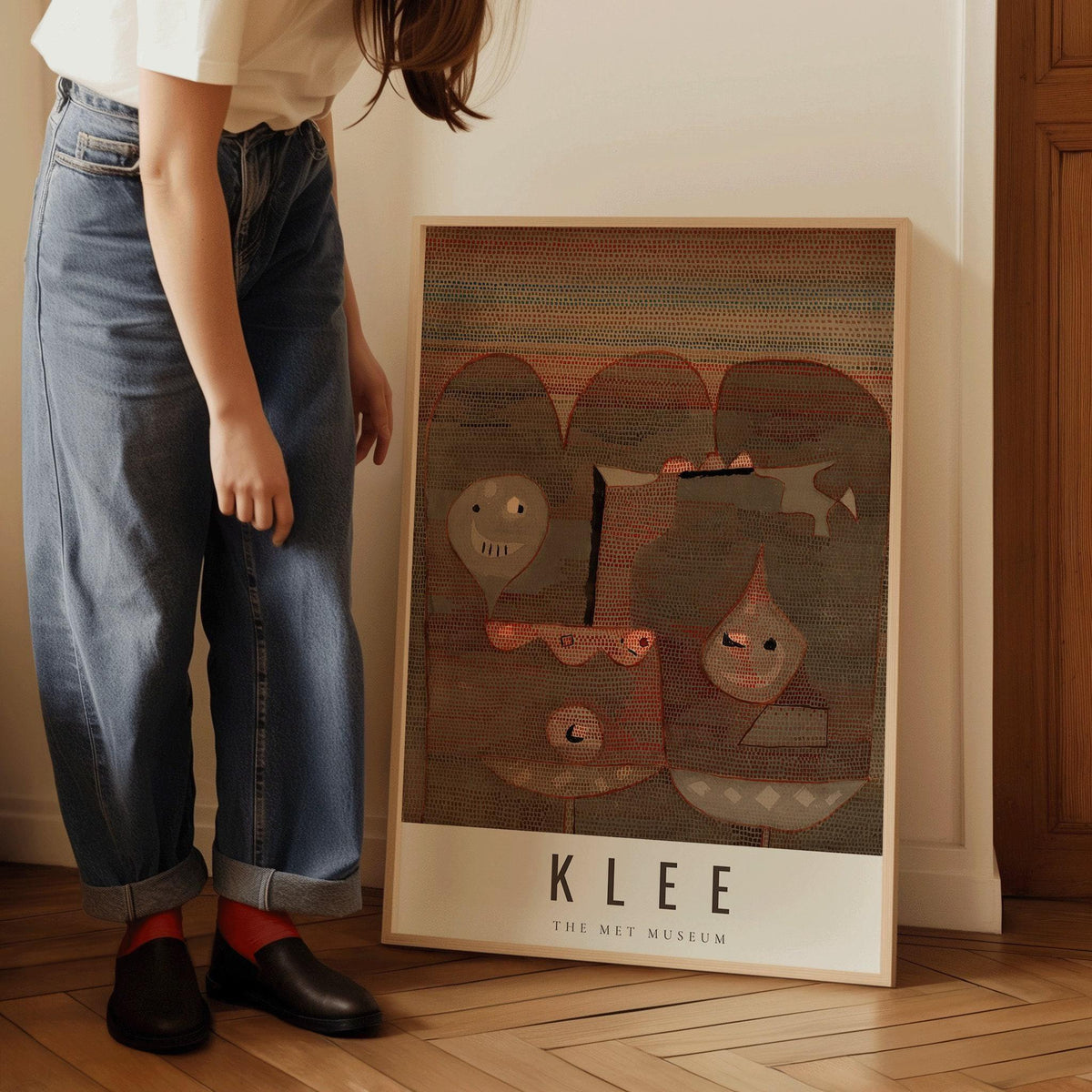 Paul Klee - Barbarian Sacrifice | Modern Abstract Art (Available handframed or unframed)