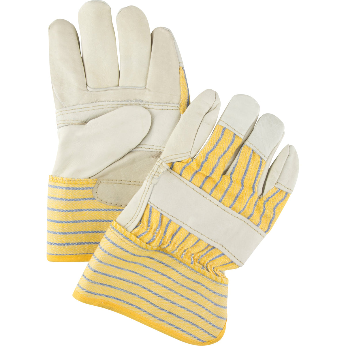 Gants d'hiver ajustés grand format, paume en cuir de bovin pleine fleur, doublure intérieure ThinsulateMC, chaleur supérieure