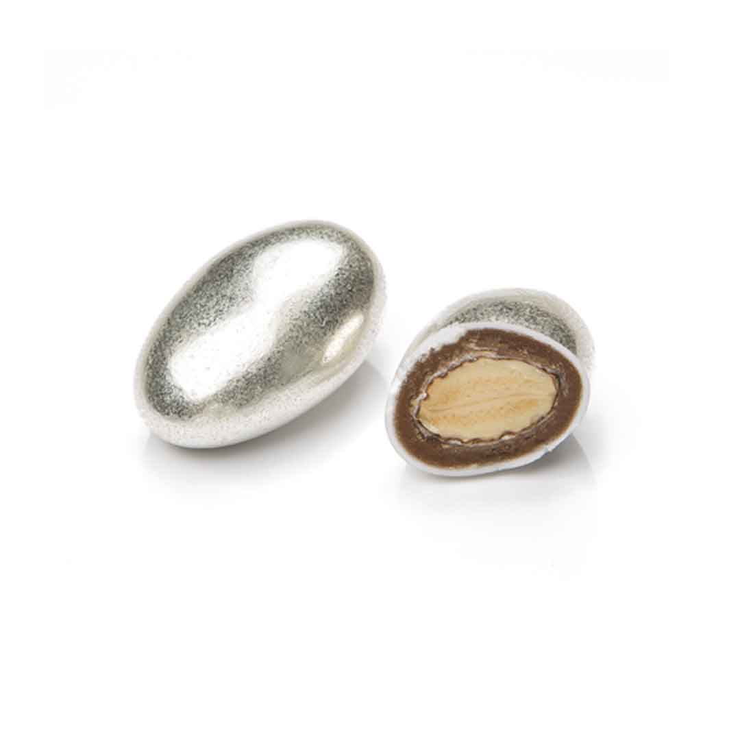 Silver Almond Confetti Chocolate 100g