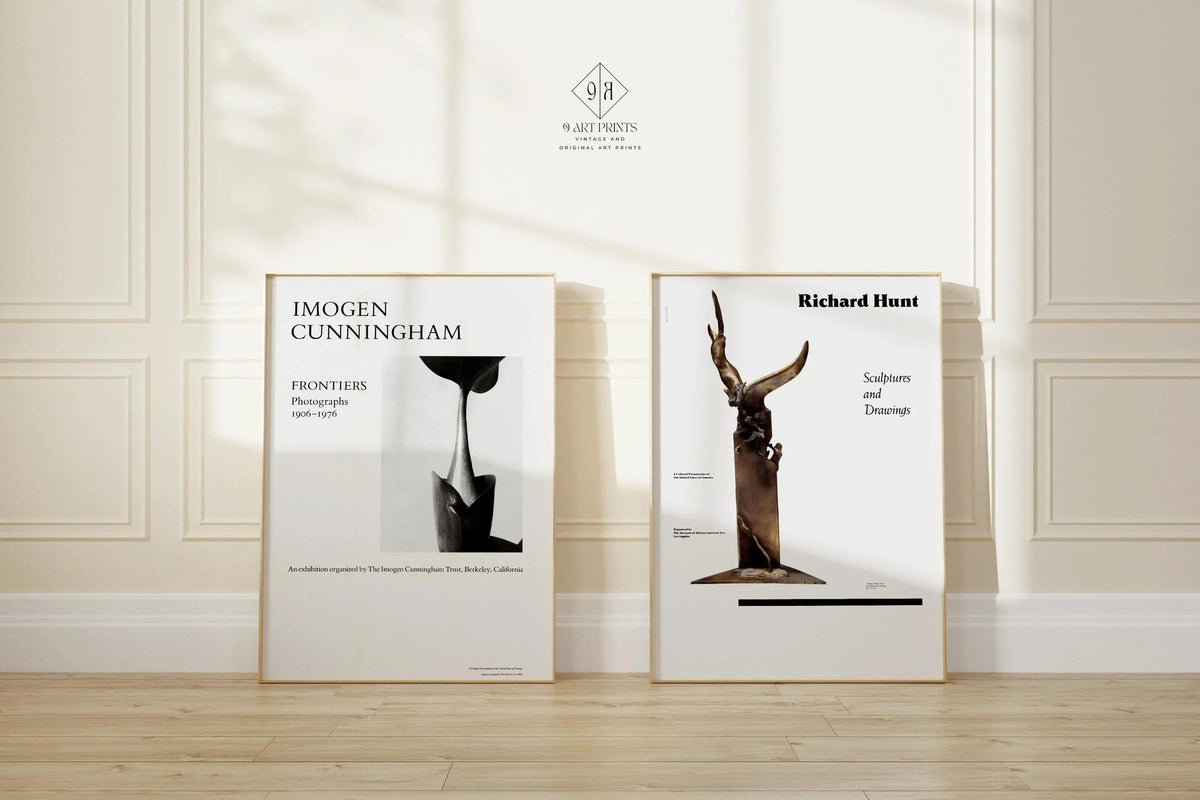 Imogen Cunningham & Richard Hunt Posters: Minimalist Art Prints