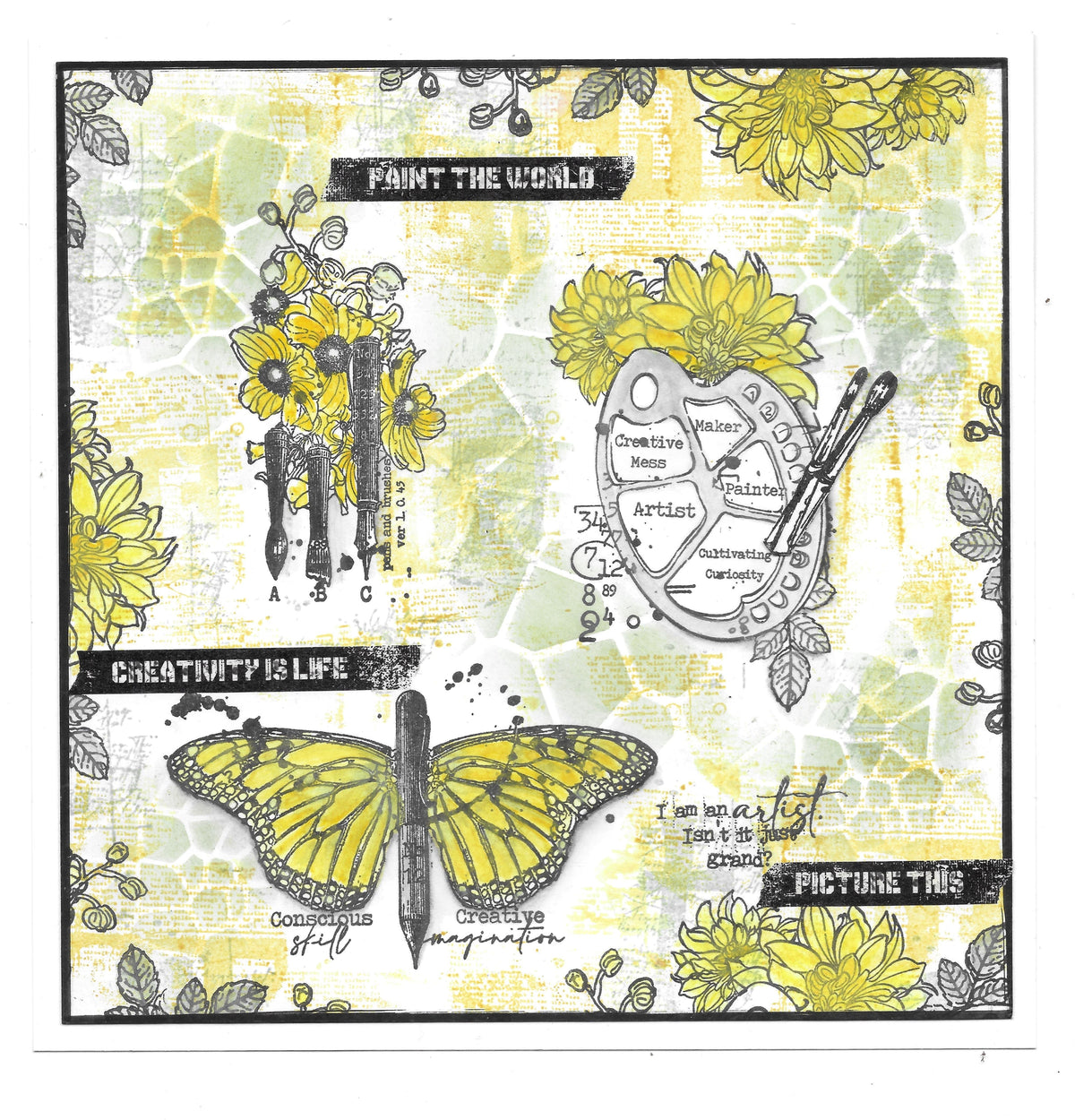 AALL and Create Stamp Set - 918 - Morphed Palette