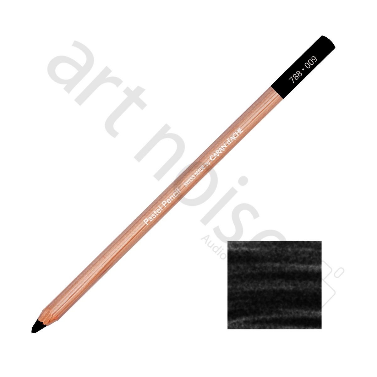 Caran d'Ache - Pastel Pencil - Black, White and Greys
